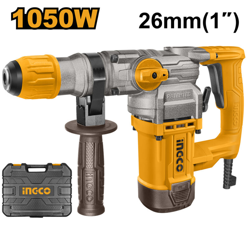 RH10506-4 – ROTOMARTILLO ELÉCTRICO SDS+ – 1050W – 4.5J CON MALETÍN