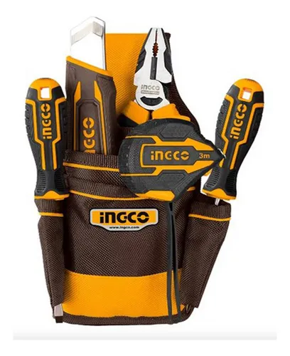 Cartuchera Porta Herramientas 5 Bolsillos Ingco Htbp040128 INGCO SIN STOCK 