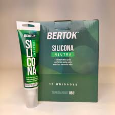 Silicona en pomo neutra transparente 85g bertok VEN10/26 