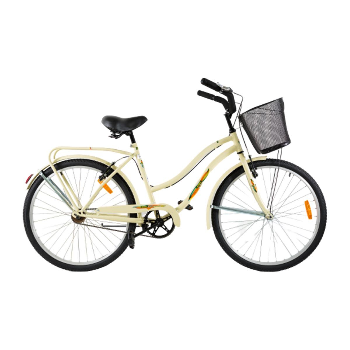 Bicicleta de paseo dama 26 beige