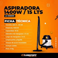 Aspiradora tanque lusqtoff inoxidable