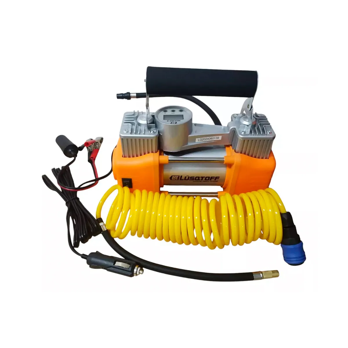 Compresor LUSQTOFF Auto 12V doble piston