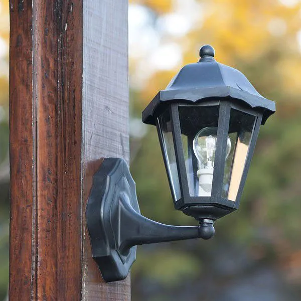 Farol colonial pvc pared iluminacion
