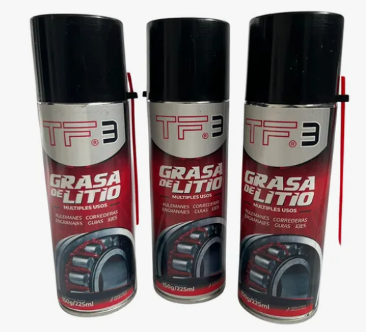 Lubricante Grasa de litio en aerosol TF3