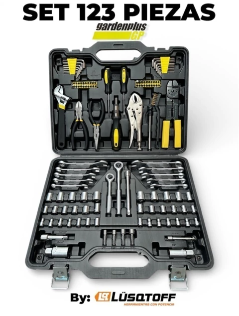 caja tubos 123 pcs lusqtoff garden plus