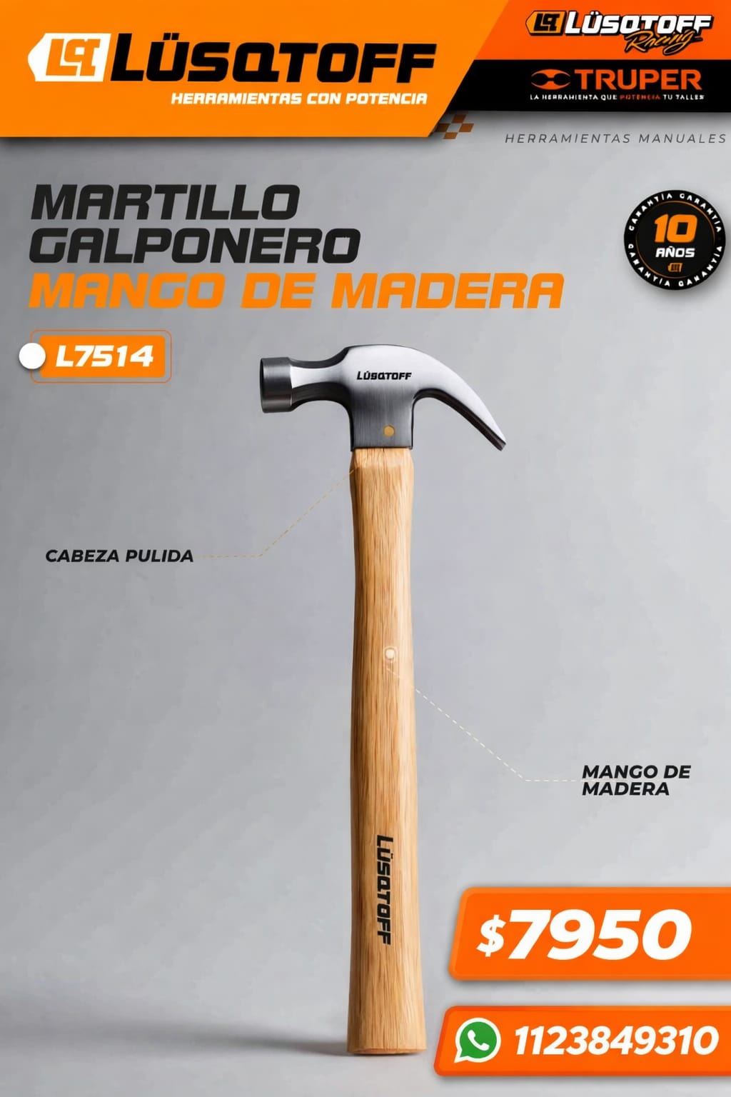 Martilo galponero lusqtoff