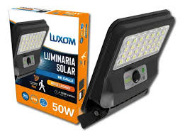 Luminaria calle 50w SOLAR con sensor LUXOM