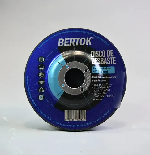 Disco desbaste bertok 115mm