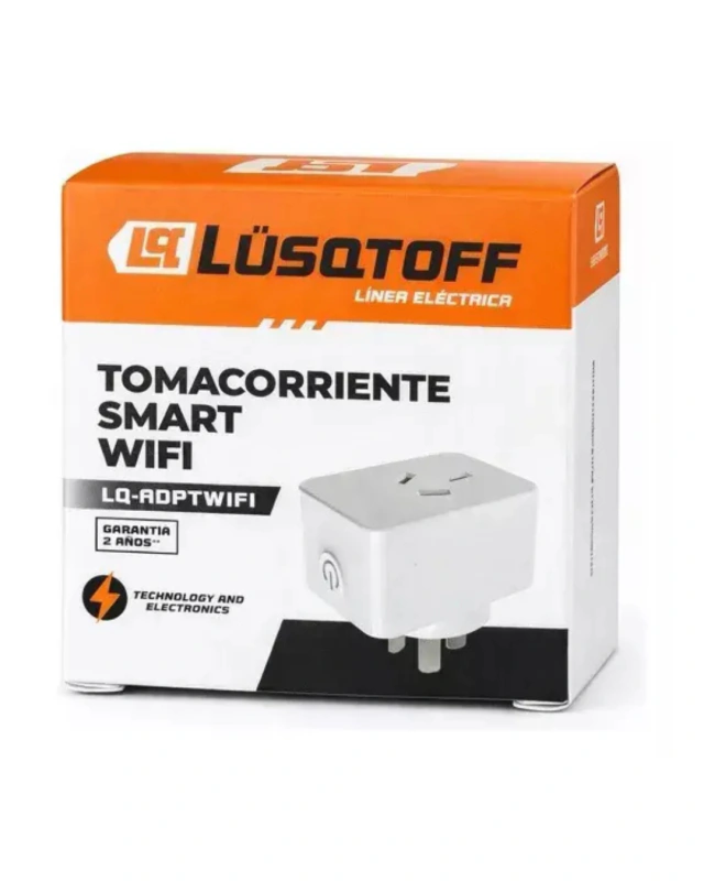 Adaptador smart inteligente wifi Lusqtoff 10amp 