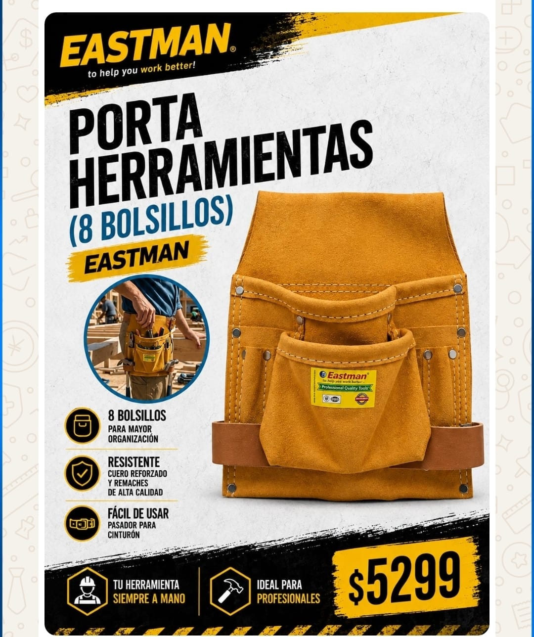 Porta herramientas eastman