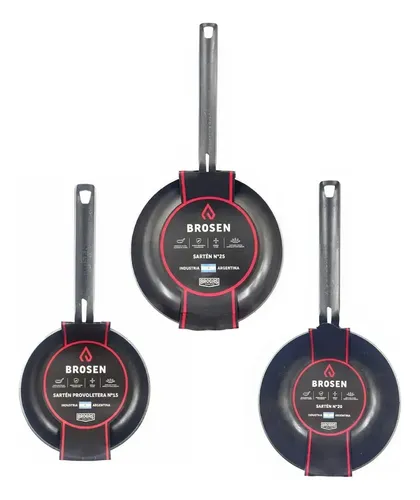 kIT SARTEN BROSEN X2 + PROVOLETERA PARA PARRILLA