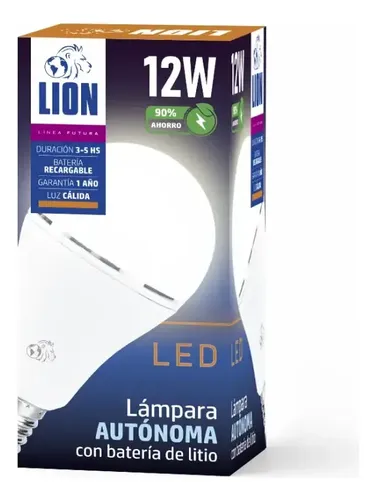 Lampara autonoma 12w LION
