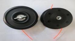 Carretel negro con tuerca
