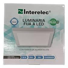 Plafon 24W Embutir redondo/cuadrado Interelec
