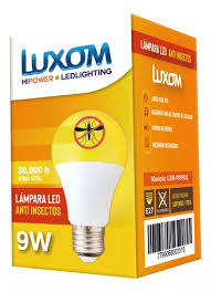 lampara anti insectos luxom