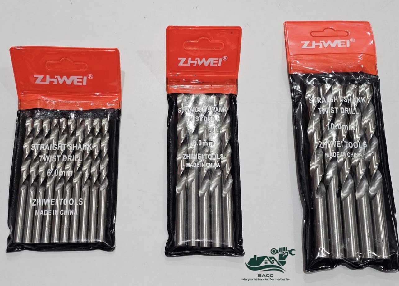 mecha acero rapido metal 6mm x10unidades SIN STOCK