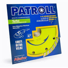 Disco diamantado continuo 4,5 aliafor patroll