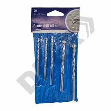 Juego de 5 mechas widia para pared (4,5,6,8,10)