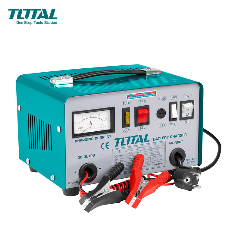 Cargador de bateria auto TOTAL 12/34 V