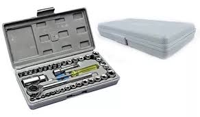 Caja Set llaves tubos 40pzs