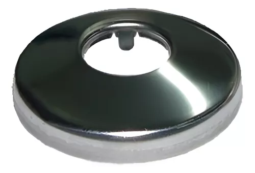 Roseta metalica para cano ducha griferia