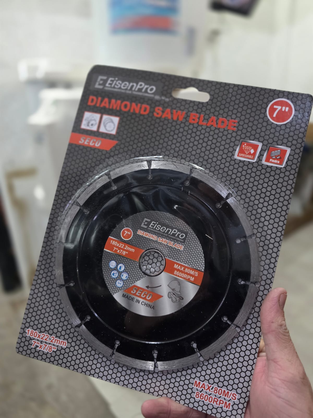 Disco DIAMANTADO 7 180MM  SEGMENTADO 